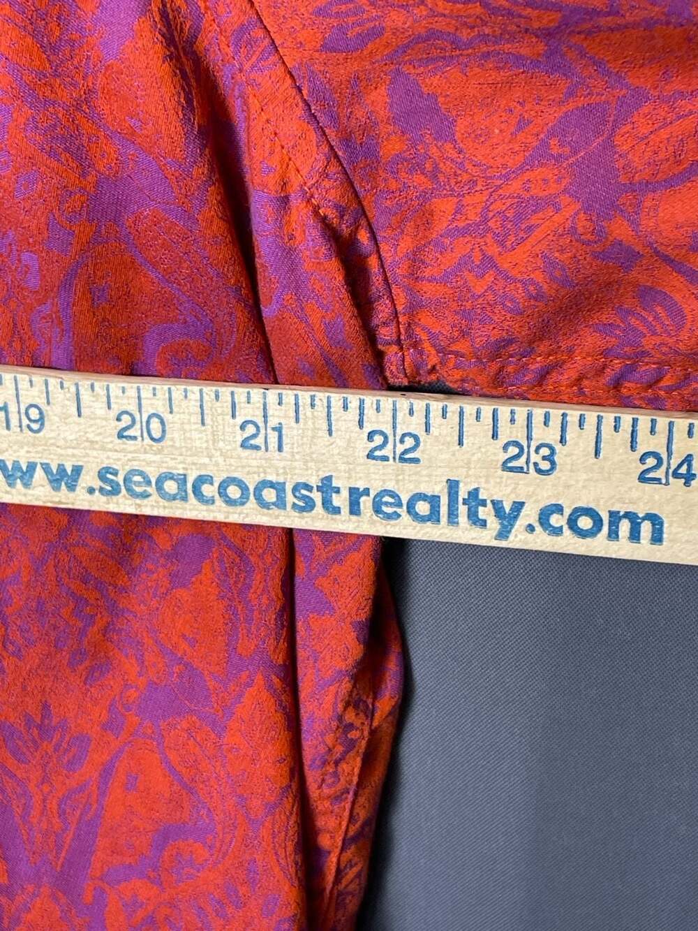 Robert Graham Knowledge Wisdom Truth Shirt Mens 2xl Coral Purple Floral LS - Picture 11 of 12